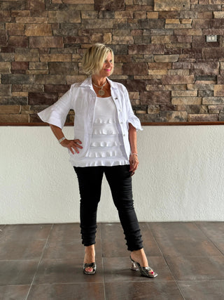 LULU-B SOUTH BEACH BLACK ANKLE PANT LULU-B