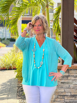 LULU-B HUNTER AQUA  WRAP LULU-B