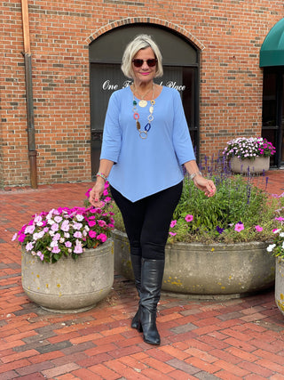 LULU-B LIGHT PERRI ASYMMETRIC TOP LULU-B