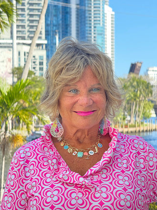 LULU B TROPIC PETALS RUFFLE TOP LULU-B