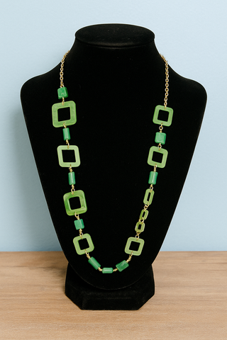 Fancy Green Necklace Cathys Place