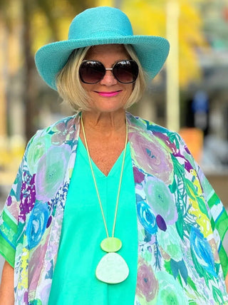 PASTEL LIME SKY NECKLACE Cathys Place