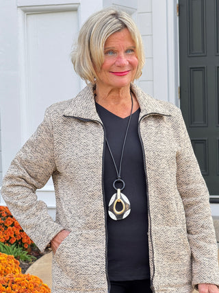 OATMEAL TWEED JACKET Cathys Place