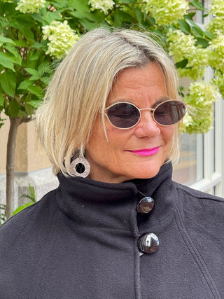 Black Womens Cape Poncho Coat Cathys Place