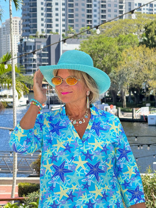 LULU B STARFISH SPLASH TUNIC LULU-B