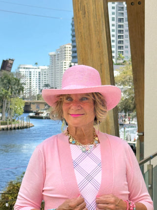 LULU B PINK CHIC MIDI SHIFT MAXI DRESS LULU-B