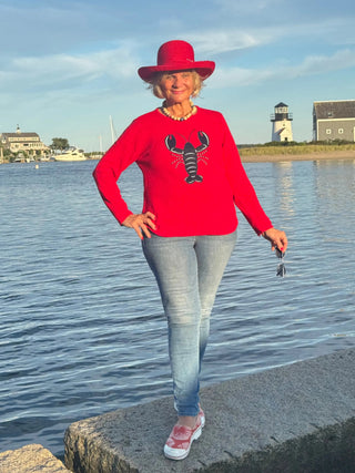 RED LOBSTER SWEATER LULU-B