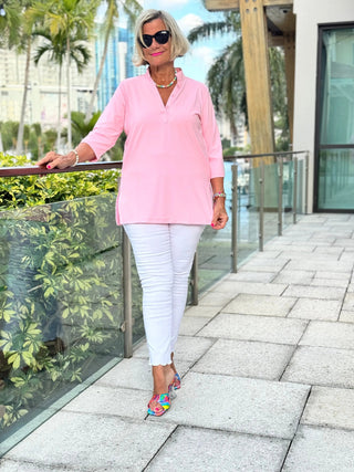 CLEAR PINK TUNIC LULU-B