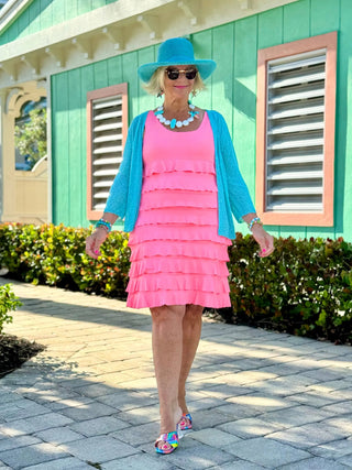 LULU-B CORAL CHA CHA DRESS LULU-B