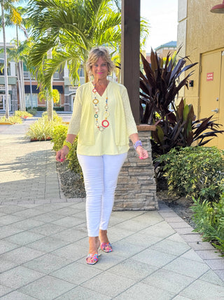 LULU-B CLEAR YELLOW MESH WRAP LULU-B