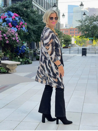 LULU-B DENIM BLACK BOOT LEG FLARE LULU-B