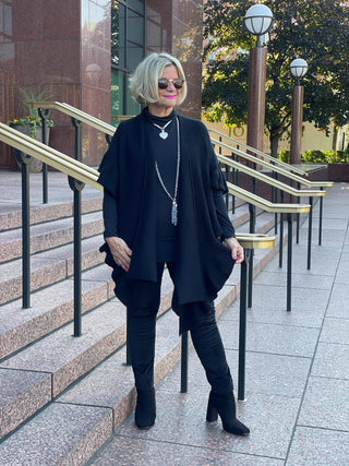 SILVER LONG TASSLE NAVY ACCENTS Alexander Jewelry