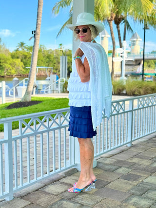 NAVY CHA CHA SKORT LULU-B
