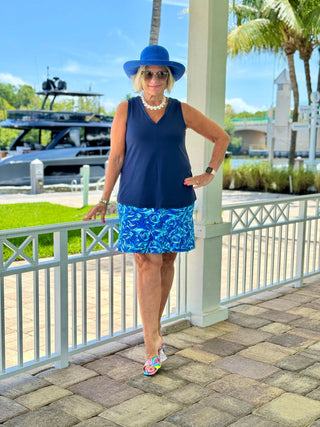 LULU-B FANTASIA BLUE SKORT LULU-B