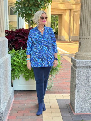 LULU-B SIZZLE BLUE TUNIC Banana Boat