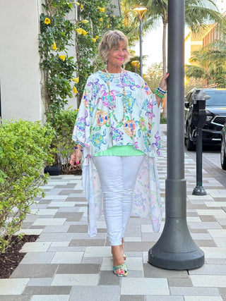 TROPICAL TURTLE TUNIC CATHYS RESORTWEAR