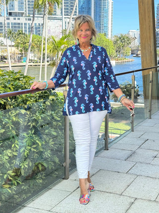 LULU B MIDNIGHT REEF TUNIC LULU-B