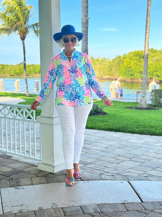 SALINA REEF HALF ZIPPER LULU-B