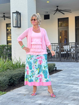 TROPICAL TULIP SKIRT CATHYS RESORTWEAR