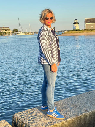 NAVY ANCHOR SWEATER LULU-B
