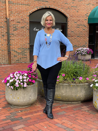 LULU-B LIGHT PERRI ASYMMETRIC TOP LULU-B