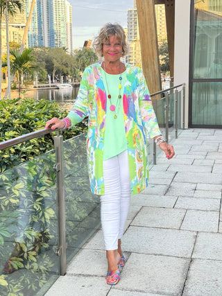 ETHYL SPLASH OF COLOR CARDIGAN ETHYL JEANS
