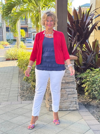 PEYTON RED SHRUG LULU-B