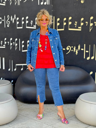 Ethyl Scalloped Edge Jean - Bridgewater ETHYL JEANS