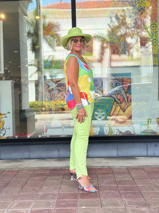 Ethyl The End Game Pant - Green ETHYL JEANS