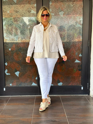 KEY WEST STONE SEERSUCKER JACKET LULU-B