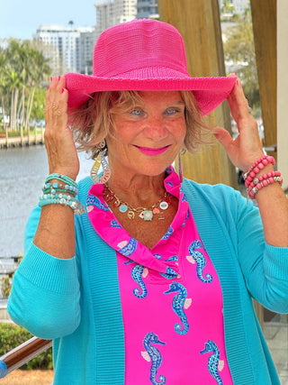 LULU B SEAHORSE BAY SLEEVELESS RUFFLE TOP LULU-B