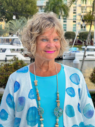 AQUA DOT CARDIGAN ETHYL JEANS