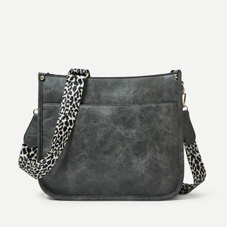 GRAY LEOPARD CROSS BODY BAG Fashion Place