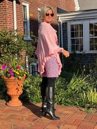 AUBREY PINK SLEEVE DRESS LULU-B