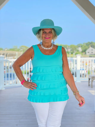 SEAFOAM CHA CHA TANK LULU-B