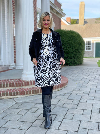 INFINITY CHIC SLEEVE DRESS LULU-B