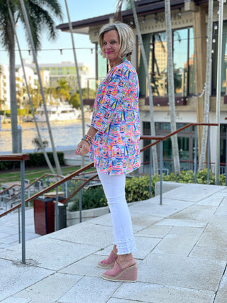 SAIL AWAY ASYMMETRIC TOP LULU-B