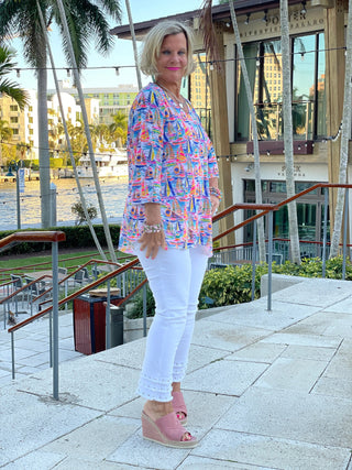 SAIL AWAY ASYMMETRIC TOP LULU-B