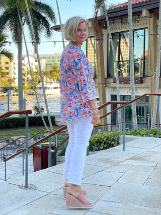 SAIL AWAY ASYMMETRIC TOP LULU-B