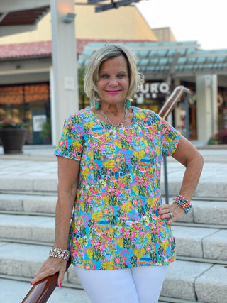 ISLAND GETAWAY SHORT SLEEVE LULU-B
