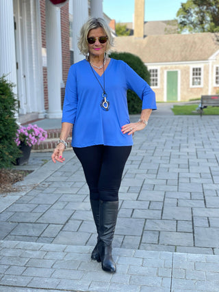 LULU-B BLU TAILORED SLEEVE TOP LULU-B