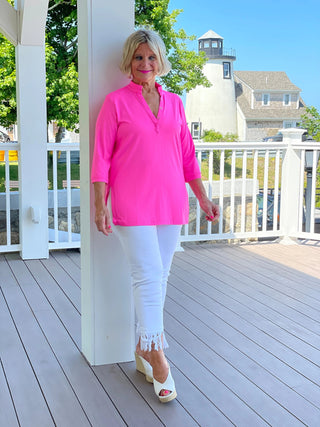 HOT PINK TUNIC LULU-B