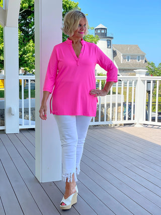 HOT PINK TUNIC LULU-B