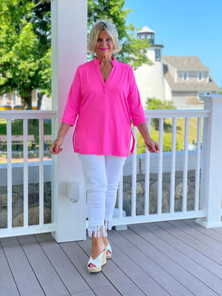 HOT PINK TUNIC LULU-B