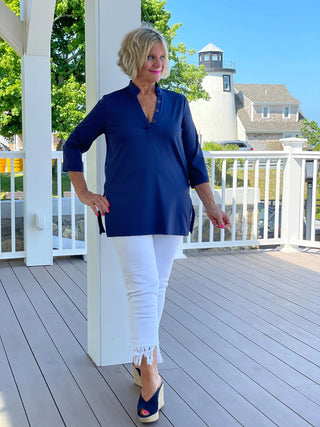 NAVY TUNIC LULU-B