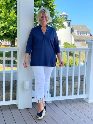 NAVY TUNIC LULU-B