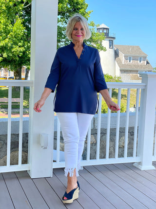 NAVY TUNIC LULU-B