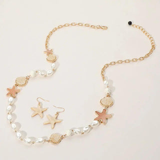 STONE LONG STRFISH NECKLACE CALIFORNIA DREAMING