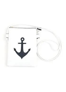 WHITE CROSS BODY ANCHOR BEACH STYLE