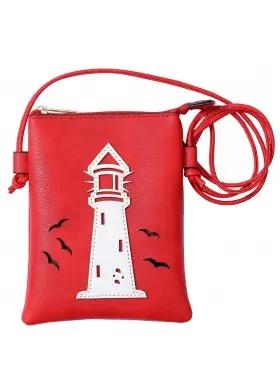 RED LIGHTHOUSE CROSSBODY 3 COLORS BEACH STYLE